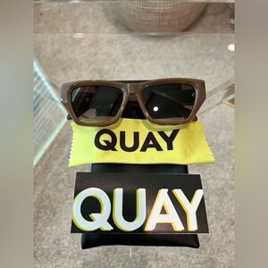 Quay No Apologies Sunglasses in Doe & Brown Sunglasses